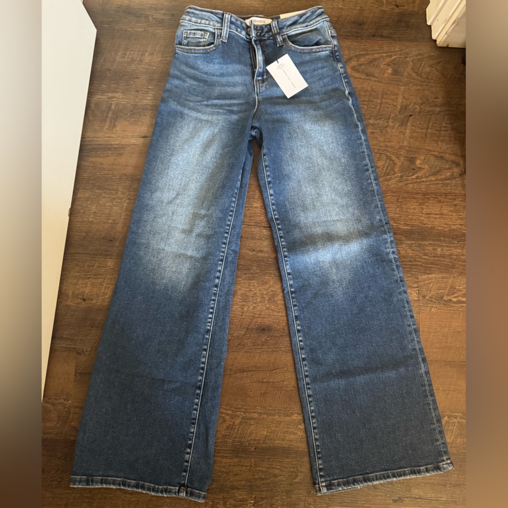 Zenana Outfitters Blue Flare Jeans